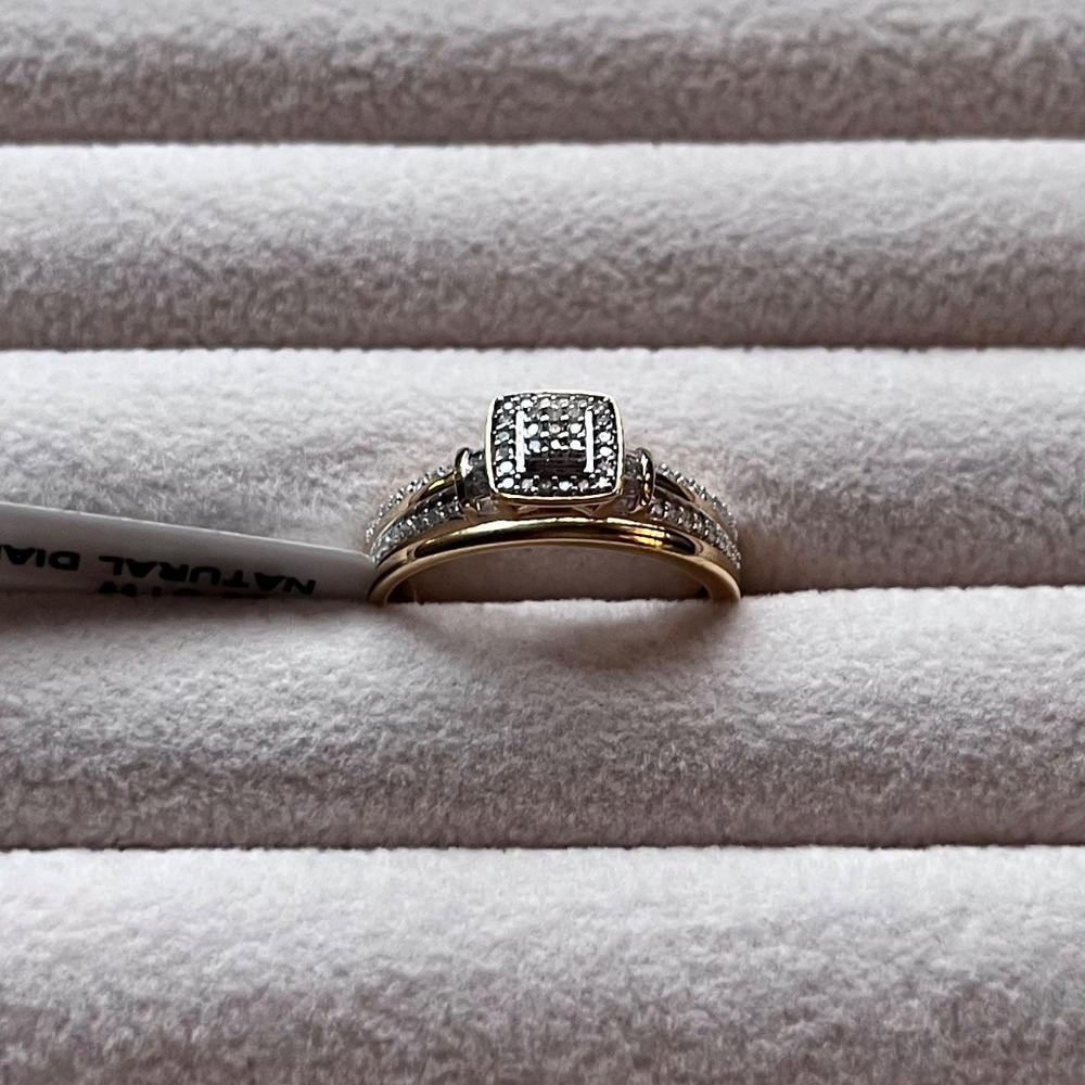 R052 | Natural Diamond Stacker Ring Set - Picture 5 of 7
